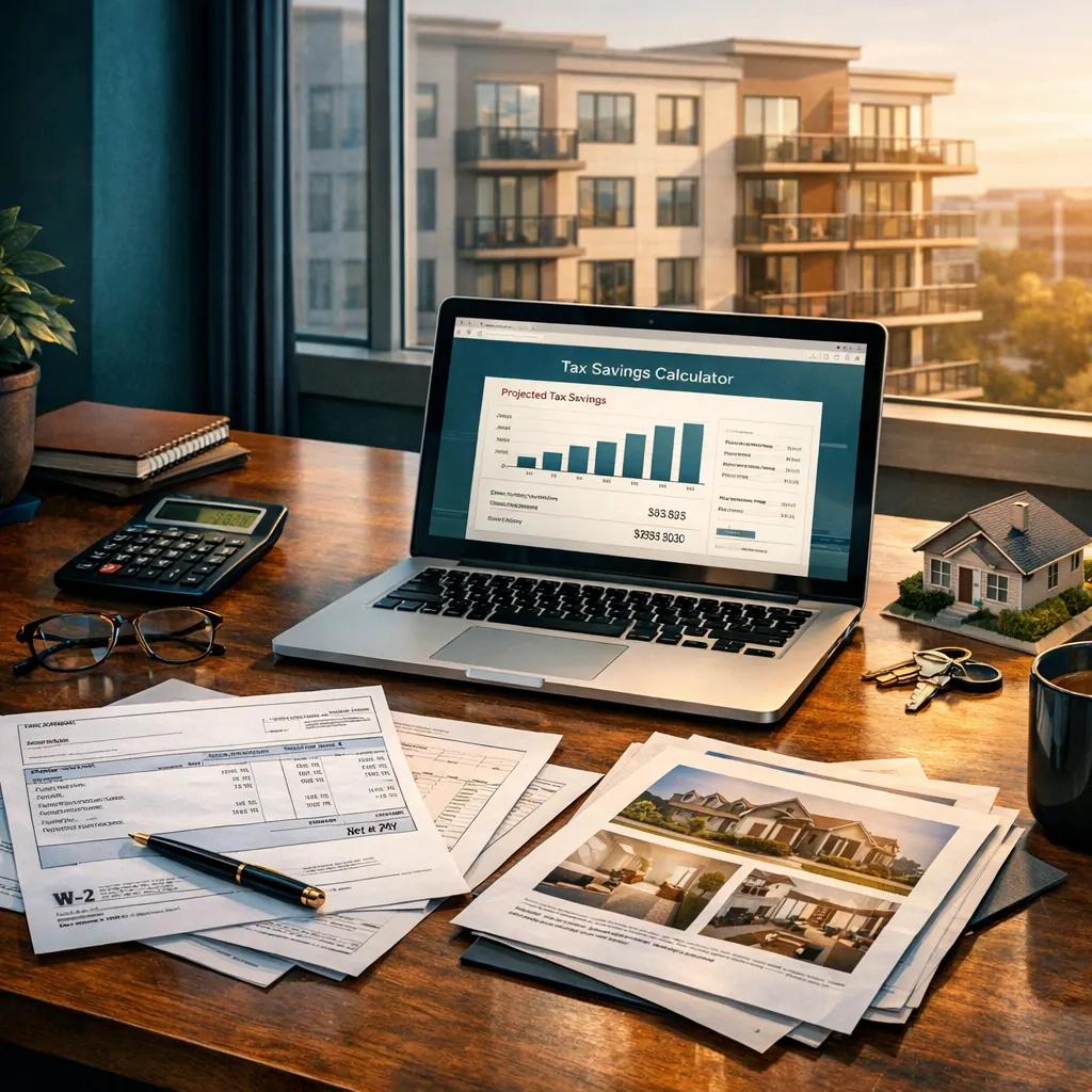 W2 paycheck and rental property documents for cost segregation for W2 earners tax strategy