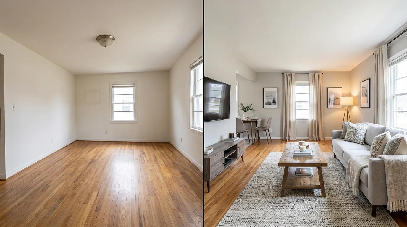 Long-term rental property being converted to short-term rental with tax analysis documents showing STR loophole and cost segregation comparison