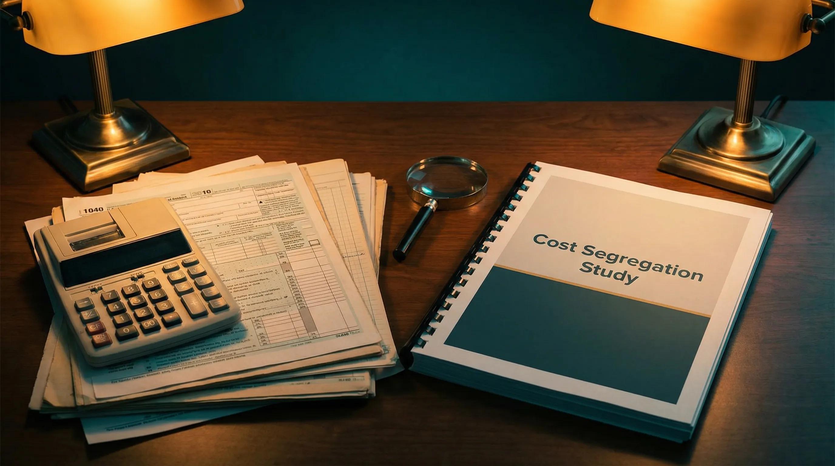 Traditional CPA desk with cost segregation report for why your CPA didnt tell you about cost segregation